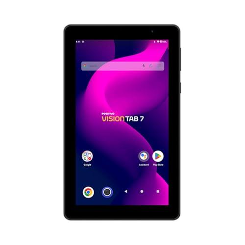         Tablet Positivo Vision TAB 7 - Processador Octa-Core 3GB RAM 64GB Armazenamento, Tela 7 IPS, Bateria 3100mAh, Android 14 Go, Wi-fi - Preto       