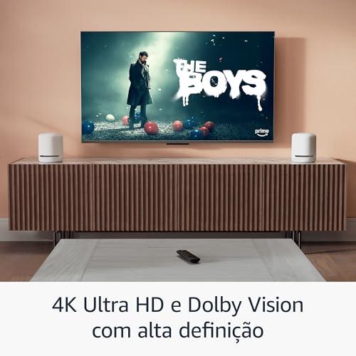         Fire TV Stick 4K | Streaming com Dolby Vision/Atmos e suporte a wi-fi 6 | Com Alexa e comandos de TV       