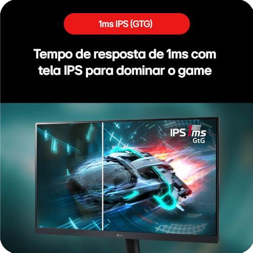         Monitor Gamer LG UltraGear 24 IPS, Full HD, 180Hz, 1ms (GtG), HDMI, DisplayPort, HDR10, sRGB 99%, NVIDIA® G-SYNC®, AMD FreeSync™ - 24GS60F-B       