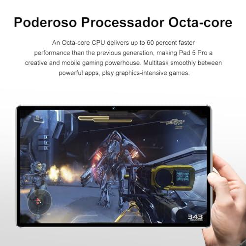         Xixaomiro 3 em 1 Tablet, 10.1 Polegada Android 13 Tablet, 12GB512GB com Teclado Capa Mouse, 1920x1200 Tela Processador Octa-Core, 32MP/16MP Câmera 8800mAh Bateria Dual SIM Slot (Azul)       