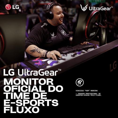         Monitor Gamer LG UltraGear 24 IPS, Full HD, 180Hz, 1ms (GtG), HDMI, DisplayPort, HDR10, sRGB 99%, NVIDIA® G-SYNC®, AMD FreeSync™ - 24GS60F-B       